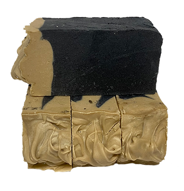 Charcoal Bay Rum Goat Milk Soap